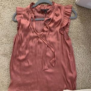 Banana Republic ruffle sleeveless shirt